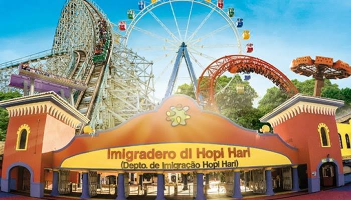 locação de van para o Hopi Hari