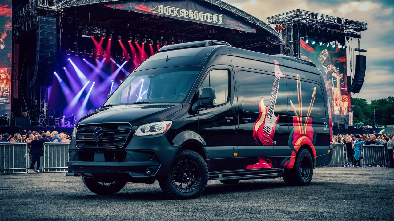 aluguel de van para shows. Transporte de van para shows.