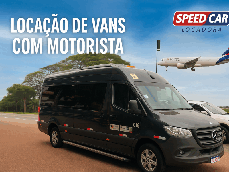 Locação de van para aeroporto em SP